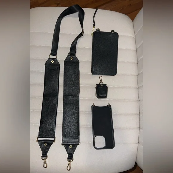 BANDOLIER Billie Crossbody Bag with iPhone 13 Pro case and accessories. - Picture 3 of 12